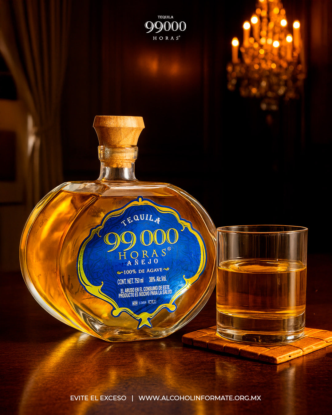 Tequila 99 000 Horas Añejo 750 ml