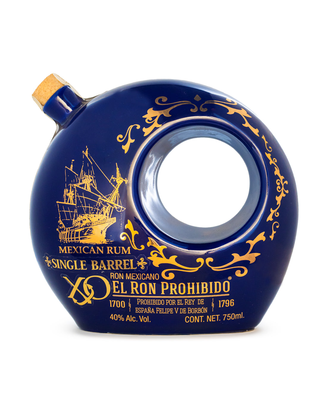 Ron Prohibido XO Ceramica 750 ml