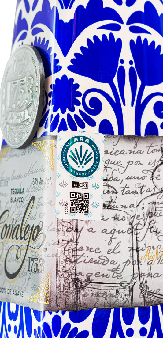 Tequila Blanco 1753 ARA 750 ml