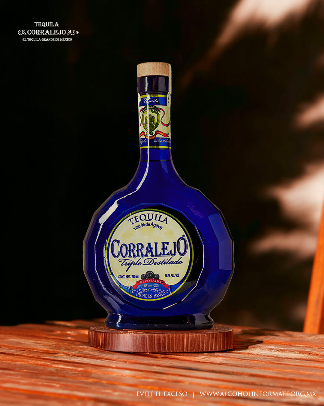 Tequila Corralejo Triple Destilado Reposado 750 ML