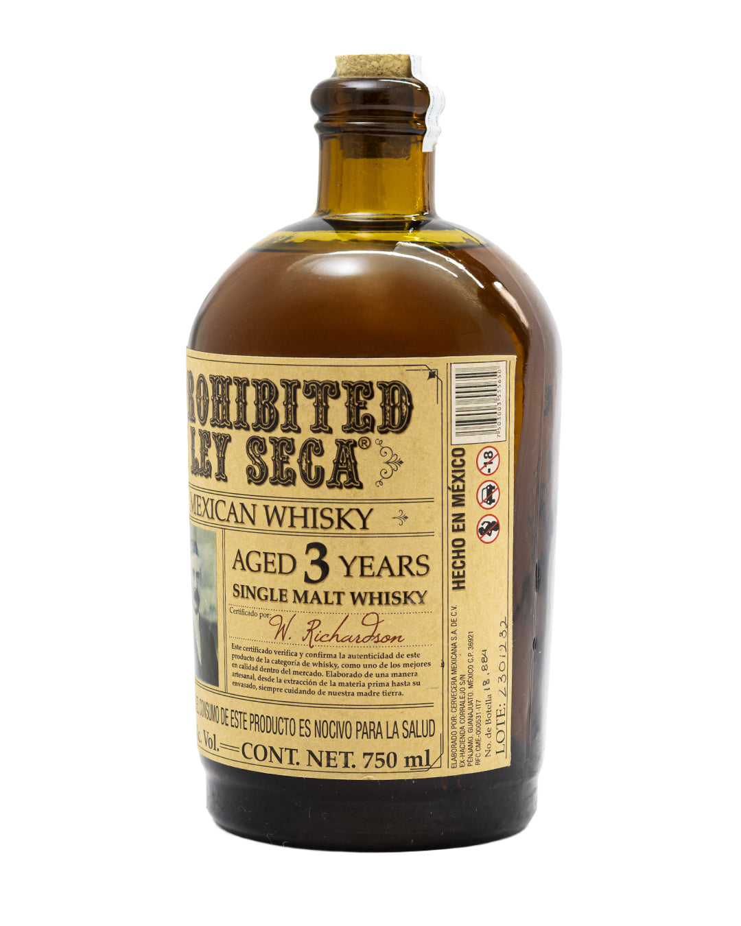 Whisky Mexicano Ley Seca 750 ml